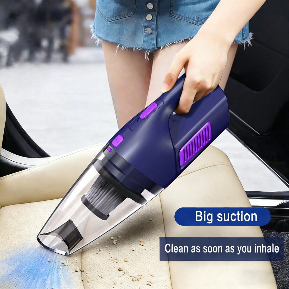 Power Tools For Home - CascadeVac 휴대용 자동차 진공청소기, 강력한 흡입력,