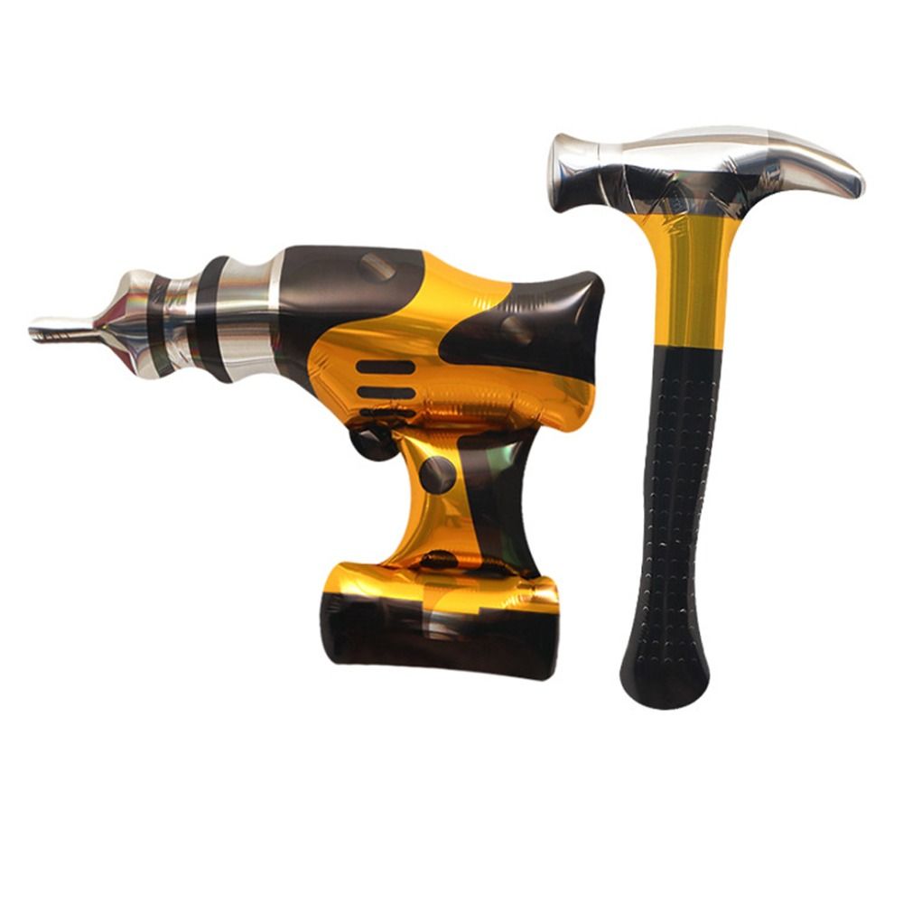 전동 드릴 망치 모델링 풍선 파티 장식 레이아웃 소품, - Power Tools Hammer 리뷰 및 가격