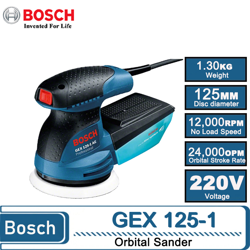 보쉬 GEX 125-1AE 220V 랜덤 오빗 샌더 1 - Random Orbital Sander 리뷰 및 가격