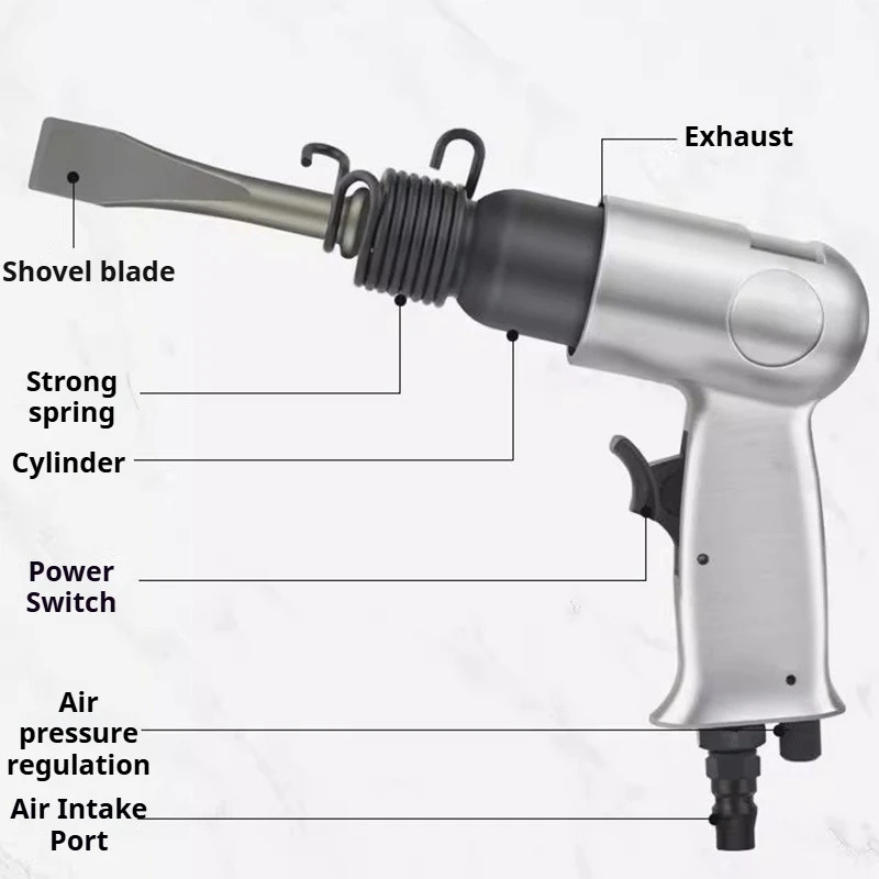 공압 에어 셔블 산업용 핸들 에어 치즐 임팩트 해머 드 - Power Tools Pneumatic 리뷰 및 가격