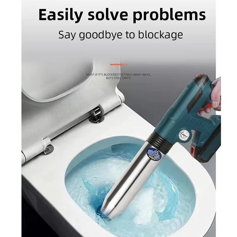 전동 에어 플런저 변기 막힘 제거 도구 - 강력한 배관 - Power Tools For Home 리뷰 및 가격